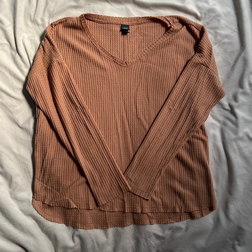 Wild Fable Waffle Knit Tunic Shirt